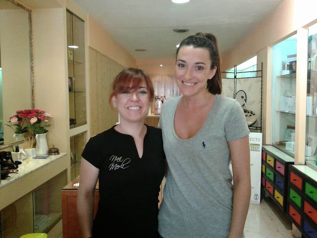 Pilar con Cristina, autora del blog The fashion host.