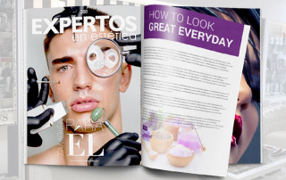 Nina Merli colabora con la revista Expertos en Estética