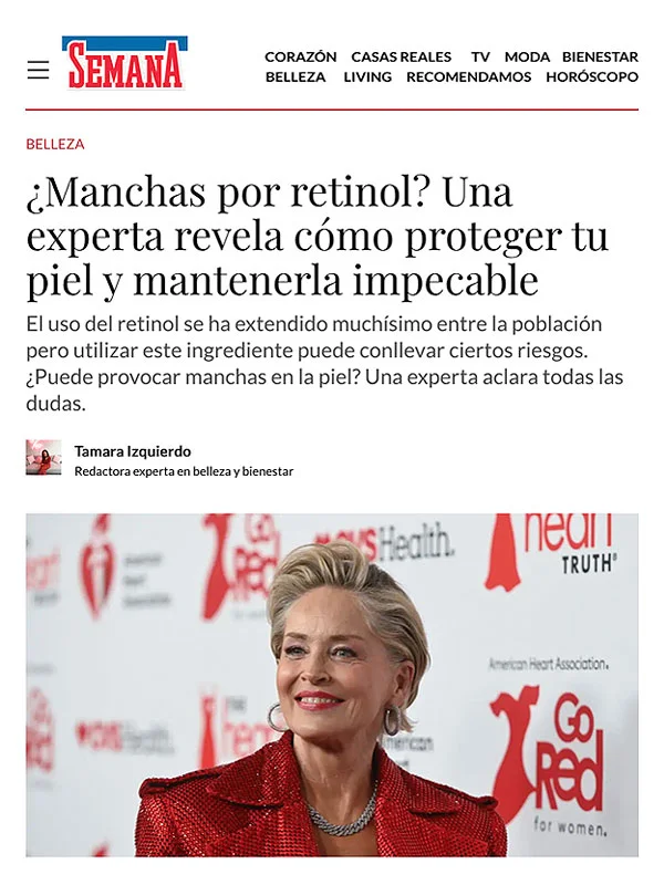 Pilar Gaudi en la revista Semana