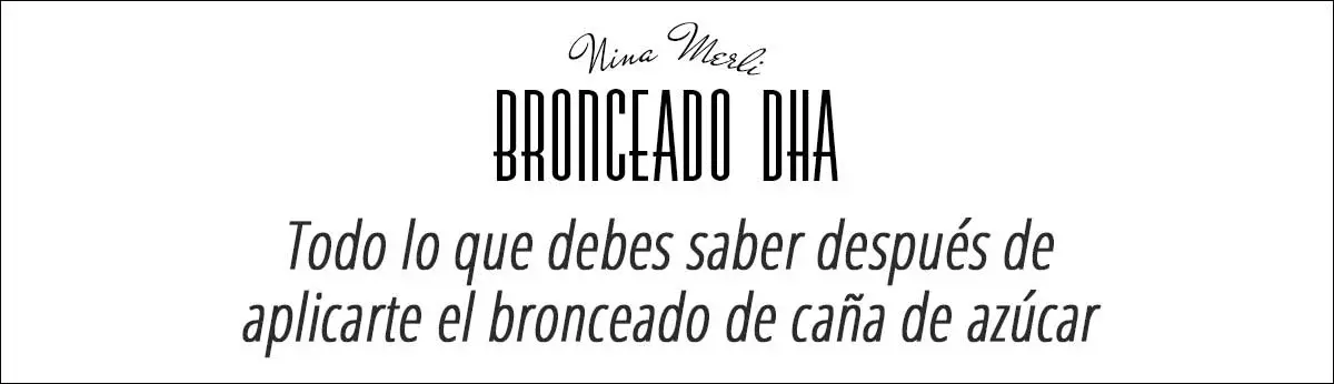 Qué debes saber después de hacerte el bronceado de caña de azúcar