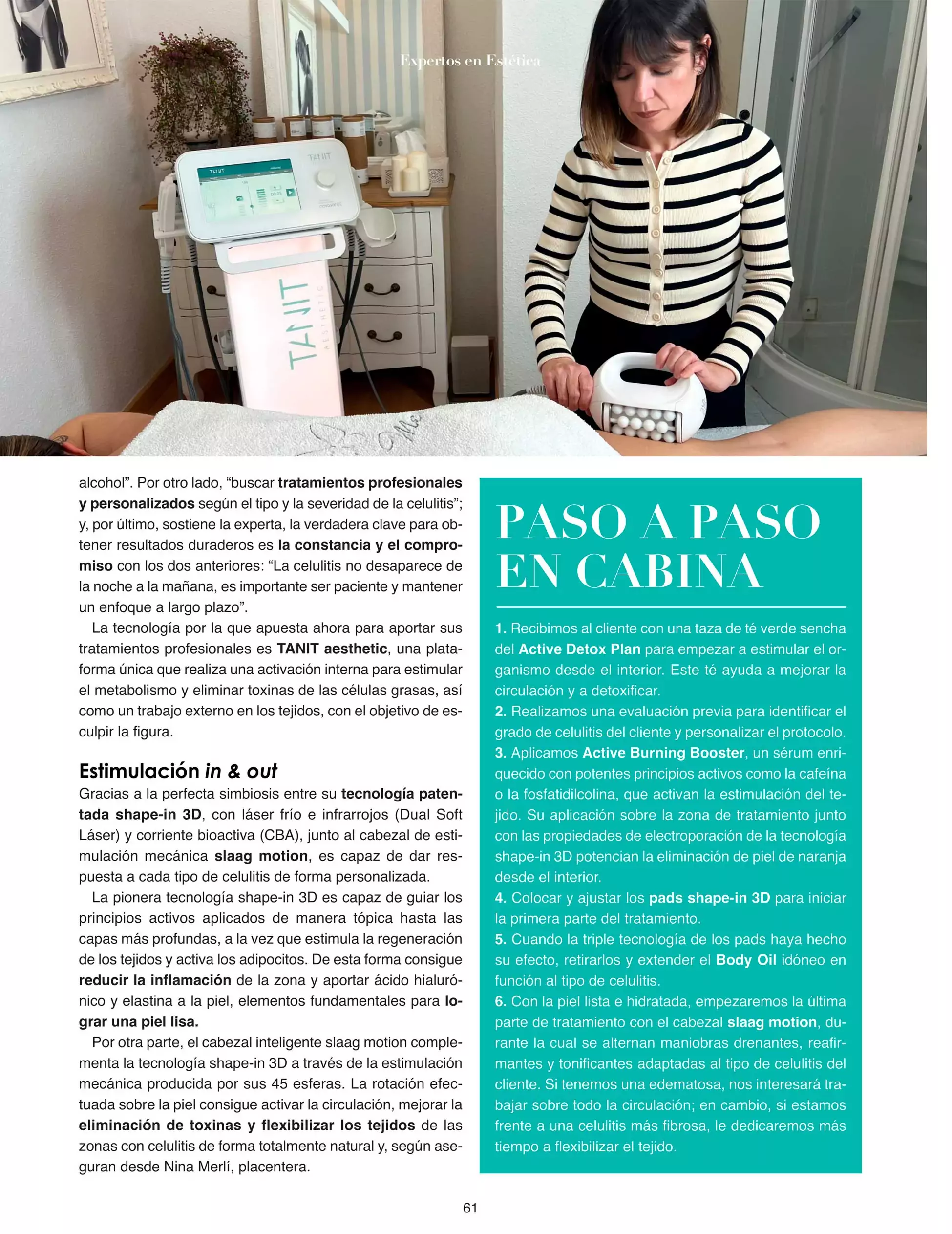 Participamos en Expertos en Estética, número 403