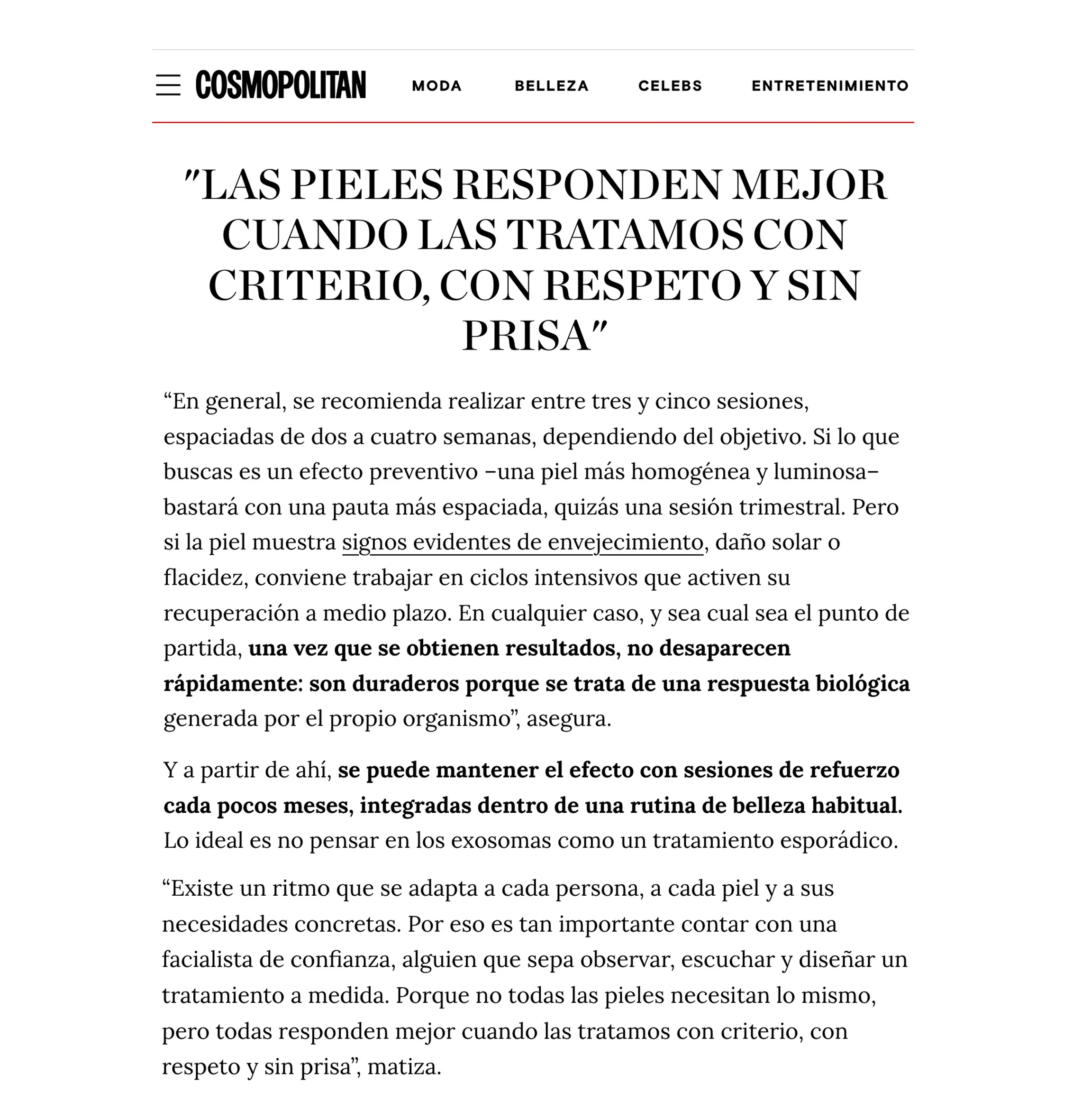 aparecemos en web revista COSMOPOLITAN